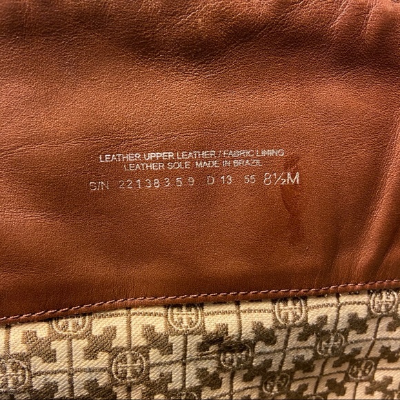 Tory Burch Brown Leather Studded Riding Boots 8.5 - Picture 12 of 15